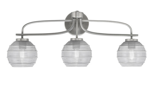 Cavella Three Light Bath Bar in Graphite (200|3913-GP-5110)