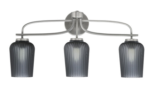 Cavella Three Light Bath Bar in Graphite (200|3913-GP-4252)
