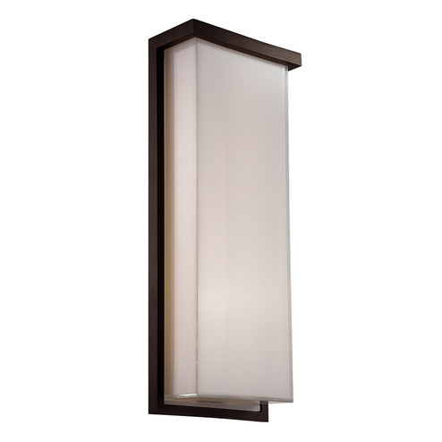 Ledge LED Outdoor Wall Sconce in Black (281|WS-W1420-27-BK)