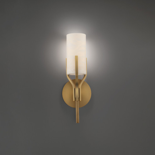 Firenze LED Wall Sconce in Aged Brass (281|WS-40221-AB)