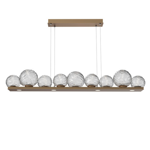 Gaia LED Linear Pendant in Novel Brass (404|PLB0092-0C-NB-C-CA1-L1)