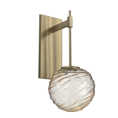 Gaia LED Wall Sconce in Heritage Brass (404|IDB0092-01-HB-A-L3)