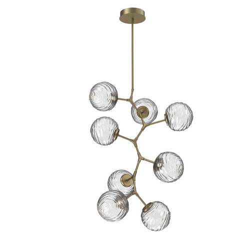 Gaia LED Pendant in Gilded Brass (404|CHB0092-VB-GB-C-001-L1)