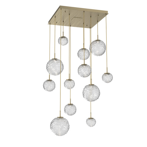 Gaia LED Pendant in Heritage Brass (404|CHB0092-12-HB-C-C01-L1)