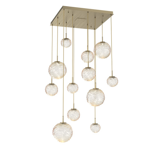 Gaia LED Pendant in Heritage Brass (404|CHB0092-12-HB-A-C01-L3)