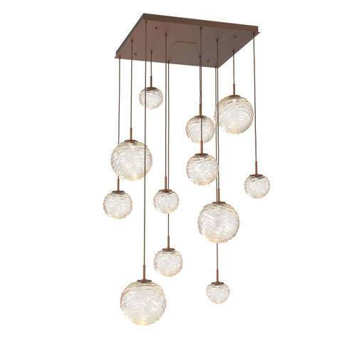 Gaia LED Pendant in Burnished Bronze (404|CHB0092-12-BB-A-C01-L3)