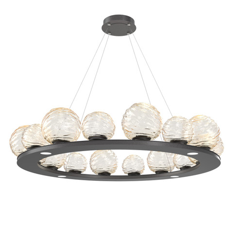 Gaia LED Pendant in Graphite (404|CHB0092-0D-GP-A-CA1-L1)