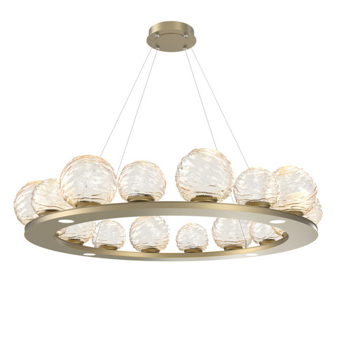 Gaia LED Pendant in Gilded Brass (404|CHB0092-0D-GB-A-CA1-L3)