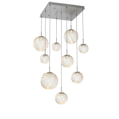 Gaia LED Pendant in Satin Nickel (404|CHB0092-09-SN-A-C01-L1)