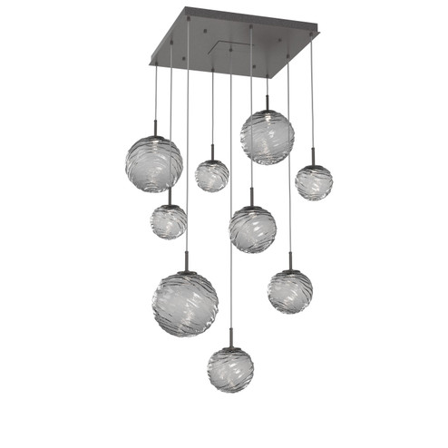Gaia LED Pendant in Graphite (404|CHB0092-09-GP-S-C01-L1)