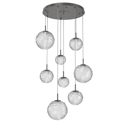 Gaia LED Pendant in Graphite (404|CHB0092-08-GP-C-C01-L1)