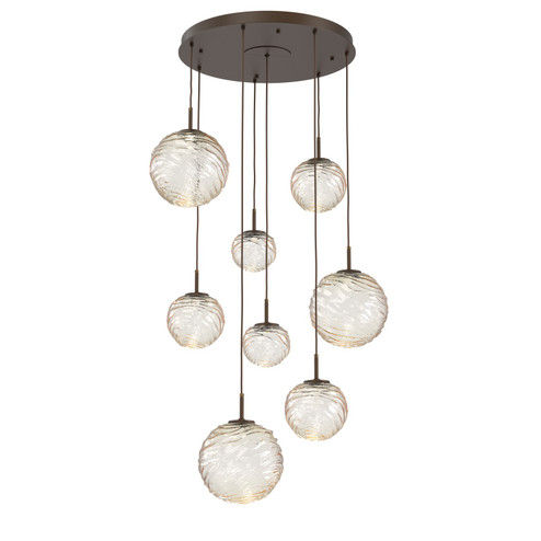 Gaia LED Pendant in Flat Bronze (404|CHB0092-08-FB-A-C01-L1)
