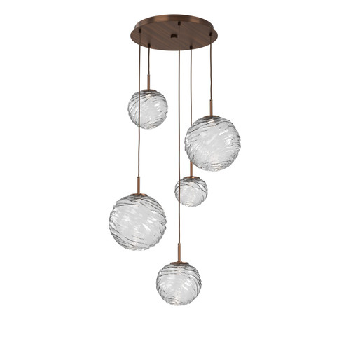 Gaia LED Pendant in Oil Rubbed Bronze (404|CHB0092-05-RB-C-C01-L3)