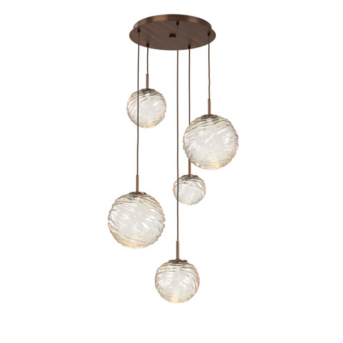 Gaia LED Pendant in Oil Rubbed Bronze (404|CHB0092-05-RB-A-C01-L3)