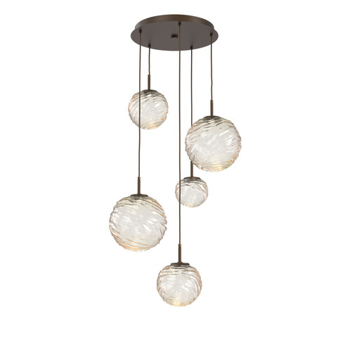 Gaia LED Pendant in Flat Bronze (404|CHB0092-05-FB-A-C01-L1)