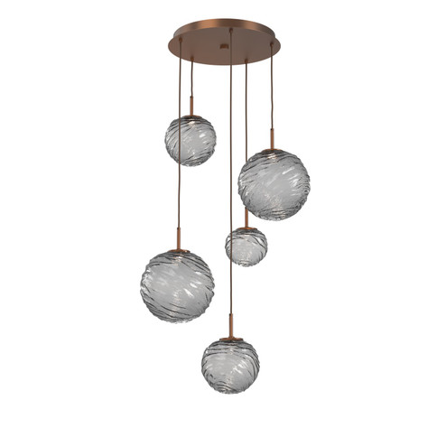 Gaia LED Pendant in Burnished Bronze (404|CHB0092-05-BB-S-C01-L3)