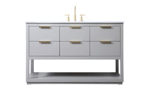 Larkin SIngle Bathroom Vanity in Grey (173|VF19254GR)