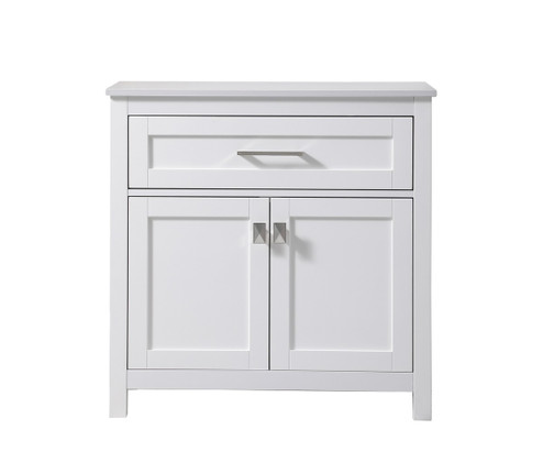 Adian Bathroom Storage Freestanding Cabinet in White (173|SC013030WH)