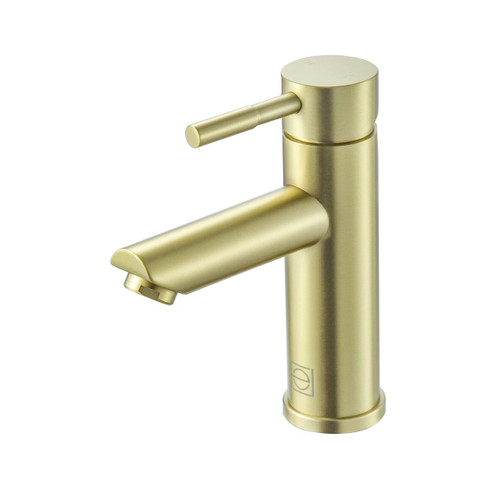 Mia Single Handle Bathroom Faucet in Brushed Gold (173|FAV-1008BGD)