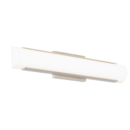 Demi LED Bath Vanity in Brushed Nickel (34|WS-241227-CS-BN)