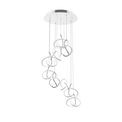 Vornado LED Chandelier in Chrome (34|PD-84909R-CH)