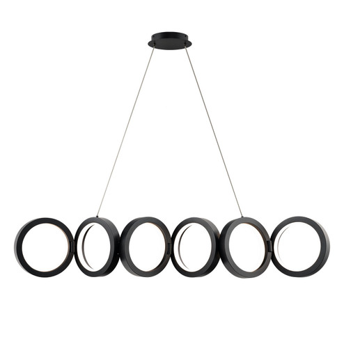Cabot LED Linear Pendant in Black (34|PD-53448-35-BK)