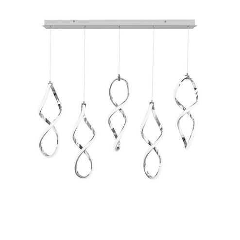 Interlace LED Chandelier in Chrome (34|PD-47805L-CH)
