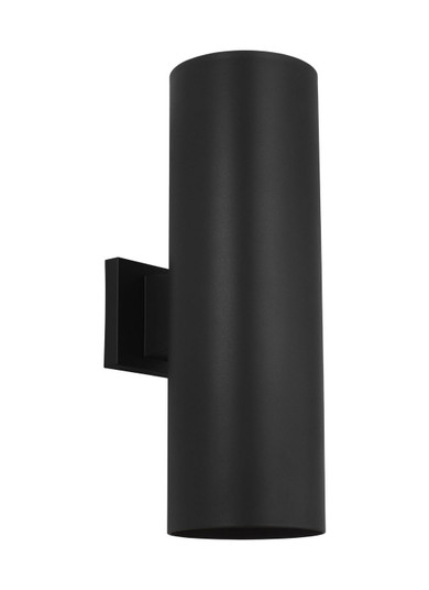 Outdoor Cylinders Two Light Wall Lantern in Textured Black (454|SLO1172TXB)