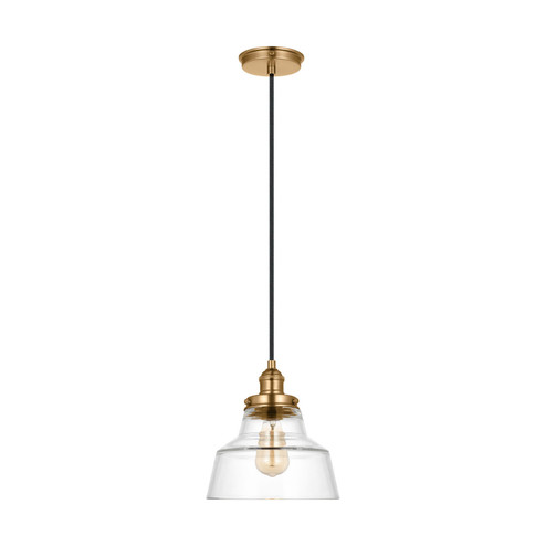 Baskin One Light Pendant in Satin Brass (454|P1348SB)