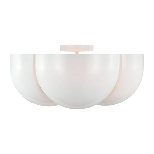 Cheverny Four Light Semi-Flush Mount in Matte White (454|LXF1004MWT)