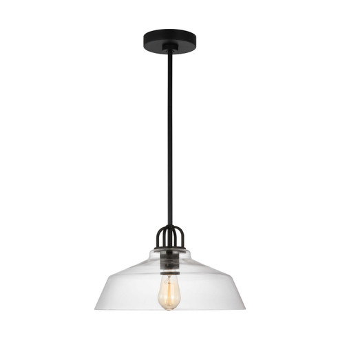 Payton One Light Pendant in Midnight Black (454|DJP1121MBK)