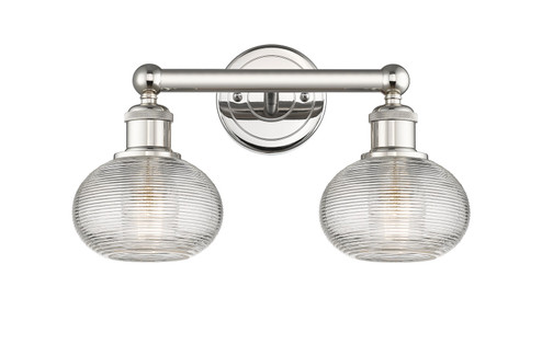 Edison LED Bath Vanity in Polished Nickel (405|616-2W-PN-G555-6CL)