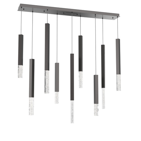 Axis LED Chandelier in Graphite (404|PLB0097-09-GP-GC-C01-L3)