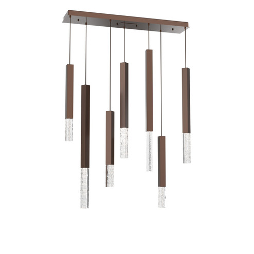Axis LED Chandelier in Burnished Bronze (404|PLB0097-07-BB-GC-C01-L3)