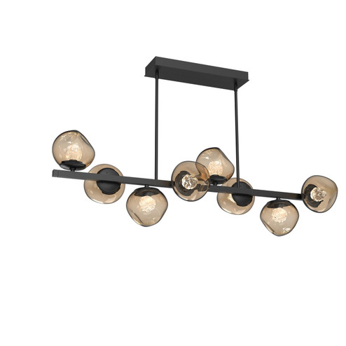 Luna LED Chandelier in Matte Black (404|PLB0095-T8-MB-FB-001-L3)