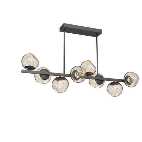 Luna LED Chandelier in Graphite (404|PLB0095-T8-GP-FA-001-L3)