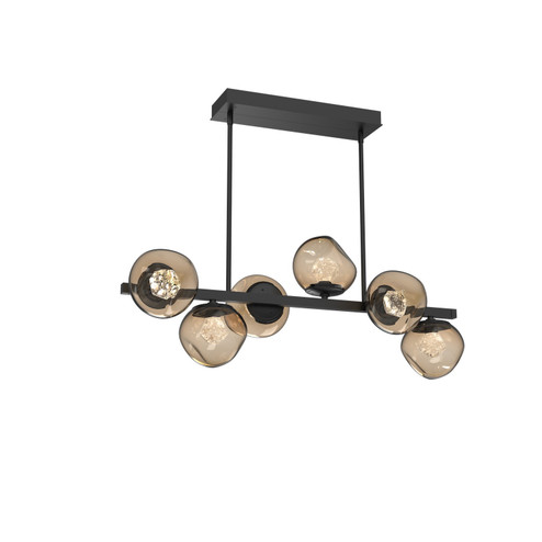 Luna LED Chandelier in Matte Black (404|PLB0095-T6-MB-ZB-001-L3)