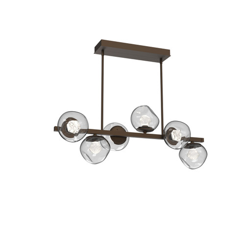 Luna LED Chandelier in Flat Bronze (404|PLB0095-T6-FB-ZC-001-L3)