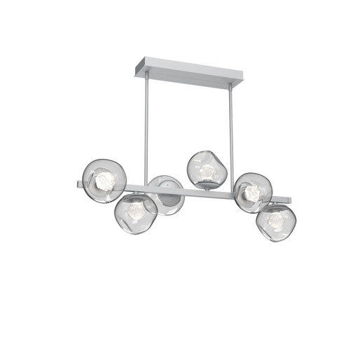 Luna LED Chandelier in Classic Silver (404|PLB0095-T6-CS-ZC-001-L3)