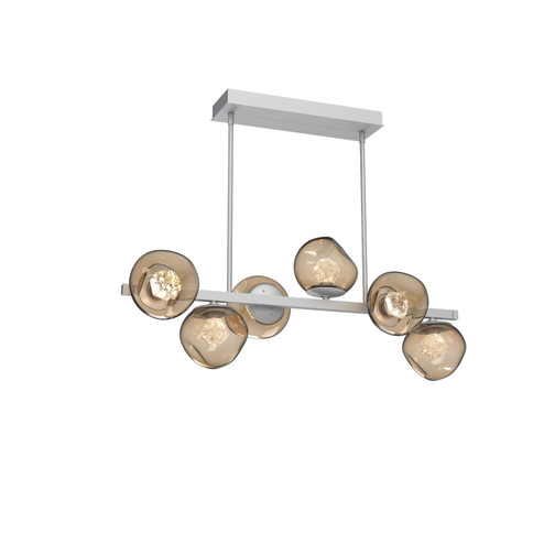 Luna LED Chandelier in Classic Silver (404|PLB0095-T6-CS-ZB-001-L3)