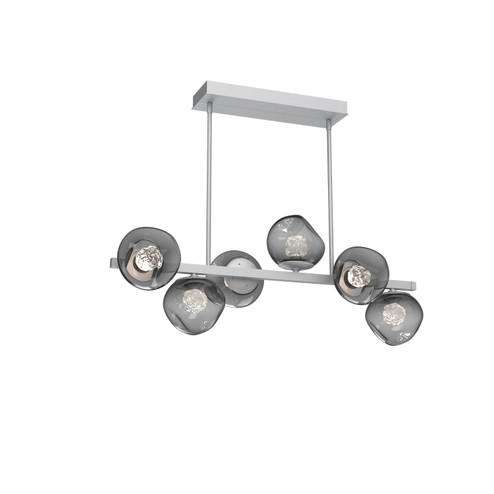 Luna LED Chandelier in Classic Silver (404|PLB0095-T6-CS-FS-001-L1)