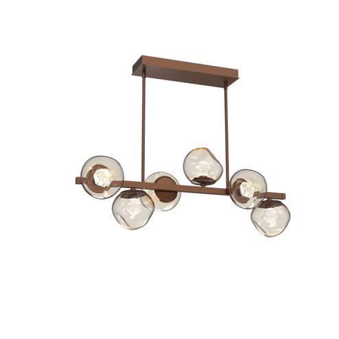 Luna LED Chandelier in Burnished Bronze (404|PLB0095-T6-BB-ZA-001-L1)