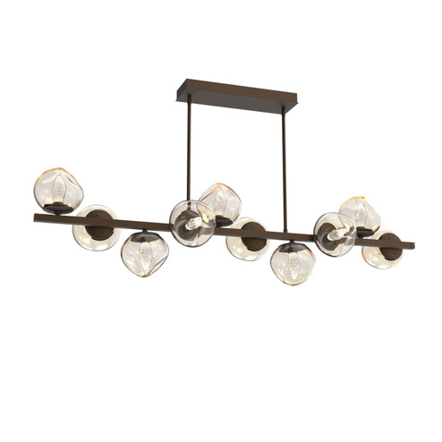 Luna LED Chandelier in Flat Bronze (404|PLB0095-T0-FB-GA-001-L3)