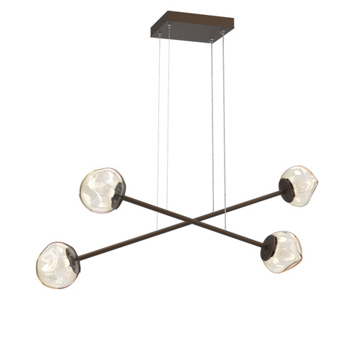 Luna LED Linear Pendant in Flat Bronze (404|PLB0095-M2-FB-GA-CA1-L1)