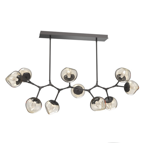 Luna LED Chandelier in Graphite (404|PLB0095-BC-GP-GA-001-L3)