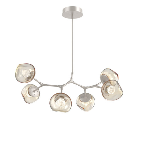 Luna LED Chandelier in Beige Silver (404|PLB0095-BA-BS-ZA-001-L1)