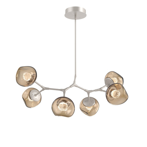 Luna LED Chandelier in Beige Silver (404|PLB0095-BA-BS-FB-001-L3)