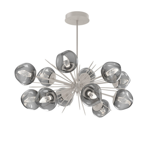 Luna LED Chandelier in Beige Silver (404|PLB0095-0D-BS-GS-001-L1)