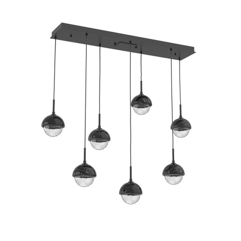 Cabochon LED Chandelier in Matte Black (404|PLB0093-07-MB-BC-C01-L3)