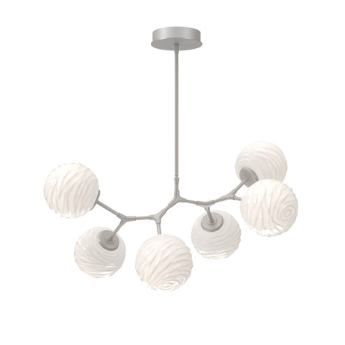 Gaia LED Chandelier in Beige Silver (404|PLB0092-BA-BS-WL-001-L3)